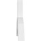 Ekena Millwork Archdale Architectural Grade PVC Gable Bracket, 84"W x 28"H x 4"D x 6"F, 8/12 Pitch GBP084X28X0406ARC00 - alternate 3